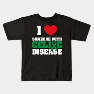 I Love Someone with Celiac Disease Kids T-Shirt